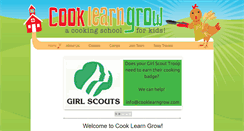 Desktop Screenshot of cooklearngrow.com